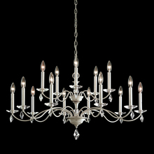 Schonbek 1870 MD1015N-76H - Modique 15 Light 120V Chandelier in Heirloom Bronze with Clear Heritage Handcut Crystal