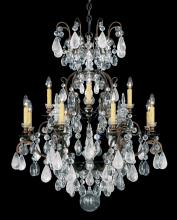 Schonbek 1870 3572-76CL - Renaissance Rock Crystal 13 Light 120V Chandelier in Heirloom Bronze with Clear Crystal and Rock C