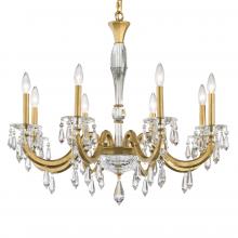 Schonbek 1870 S7608N-48R - Napoli 8 Light 120V Chandelier in Antique Silver with Clear Radiance Crystal