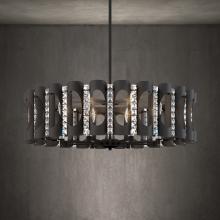 Schonbek 1870 MR1008N-BK1O - Twilight 4 Light 120V Chandelier in Black with Clear Heritage Handcut Crystal