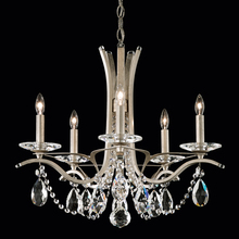 Schonbek 1870 VA8355N-23H - Vesca 5 Light 120V Chandelier in Etruscan Gold with Clear Heritage Handcut Crystal