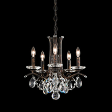 Schonbek 1870 VA8304N-59H - Vesca 5 Light 120V Chandelier in Ferro Black with Clear Heritage Handcut Crystal