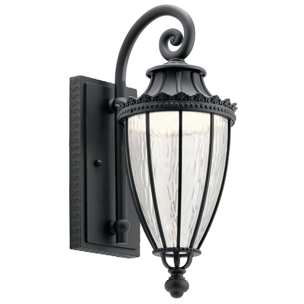 Wakefield 17.75&#34; LED Wall Light Textured Black