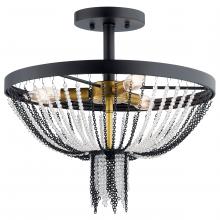 Kichler 52049BKT - Semi Flush 3Lt