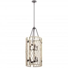 Kichler 52079WWW - Oana™ 6 Light Foyer Chandelier White Washed Wood