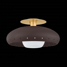 Mitzi by Hudson Valley Lighting H1015501-VGL/TBZH - Kimber Flush Mount