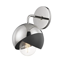 Mitzi by Hudson Valley Lighting H168101-PN/BK - Emma Wall Sconce