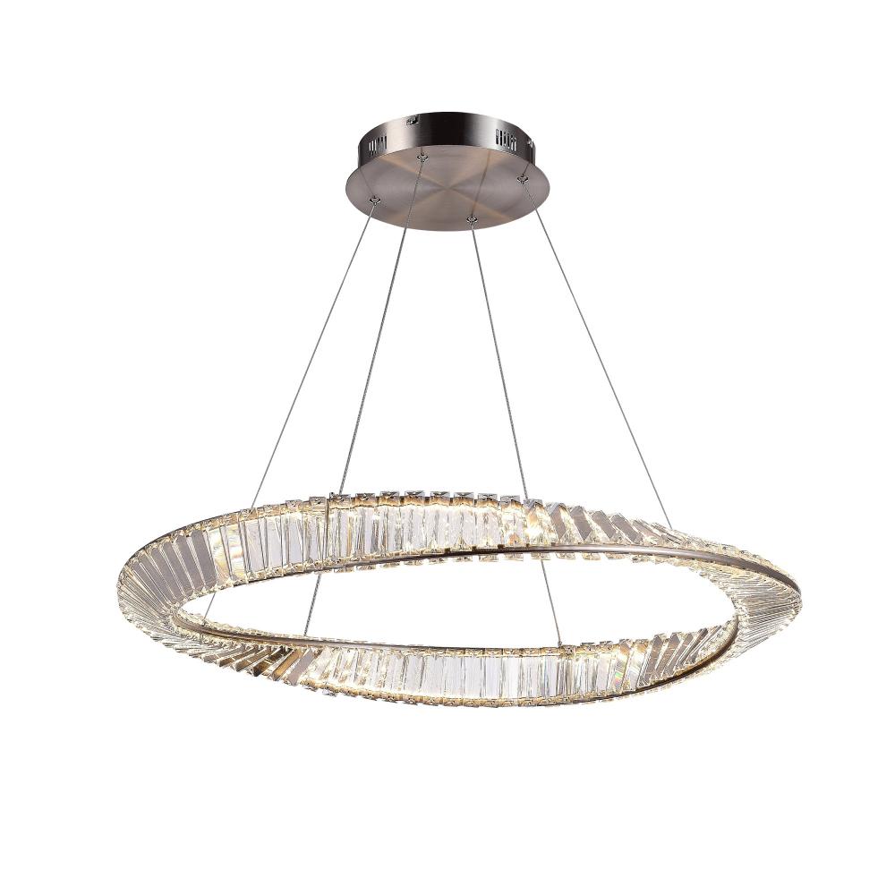 Stella 50W LED Pendant Satin Nickel