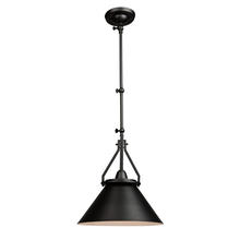 Artcraft AC11242BK - Brydon 1 Light Sconce/Pendant Black