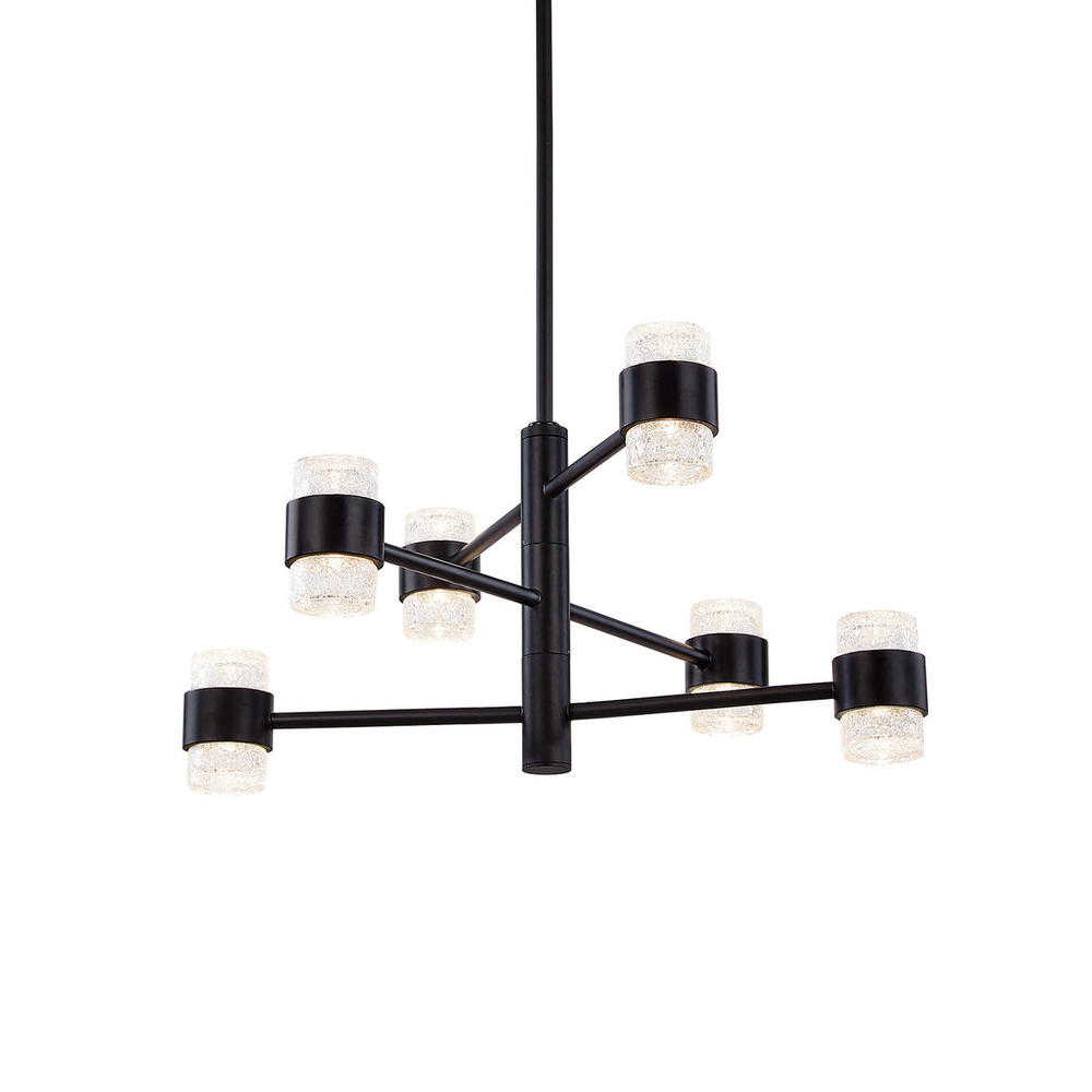 Copenhagen 24-in Black LED Exterior Pendant