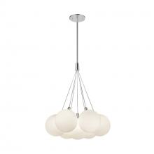 Kuzco Lighting Inc CH3117-OP - Bolla 17-in Opal Glass LED Chandelier