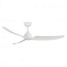 Kuzco Lighting Inc CF92952-WH - Hugo 52-in Matte White LED Exterior Ceiling Fan