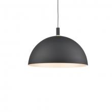 Kuzco Lighting Inc 492332-BK/GD - Archibald 32-in Black With Gold Detail 1 Light Pendant