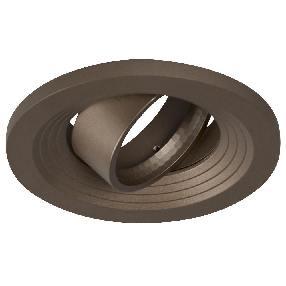 3&#34; Low / Line Voltage Regressed Gimbal Ring - Bronze