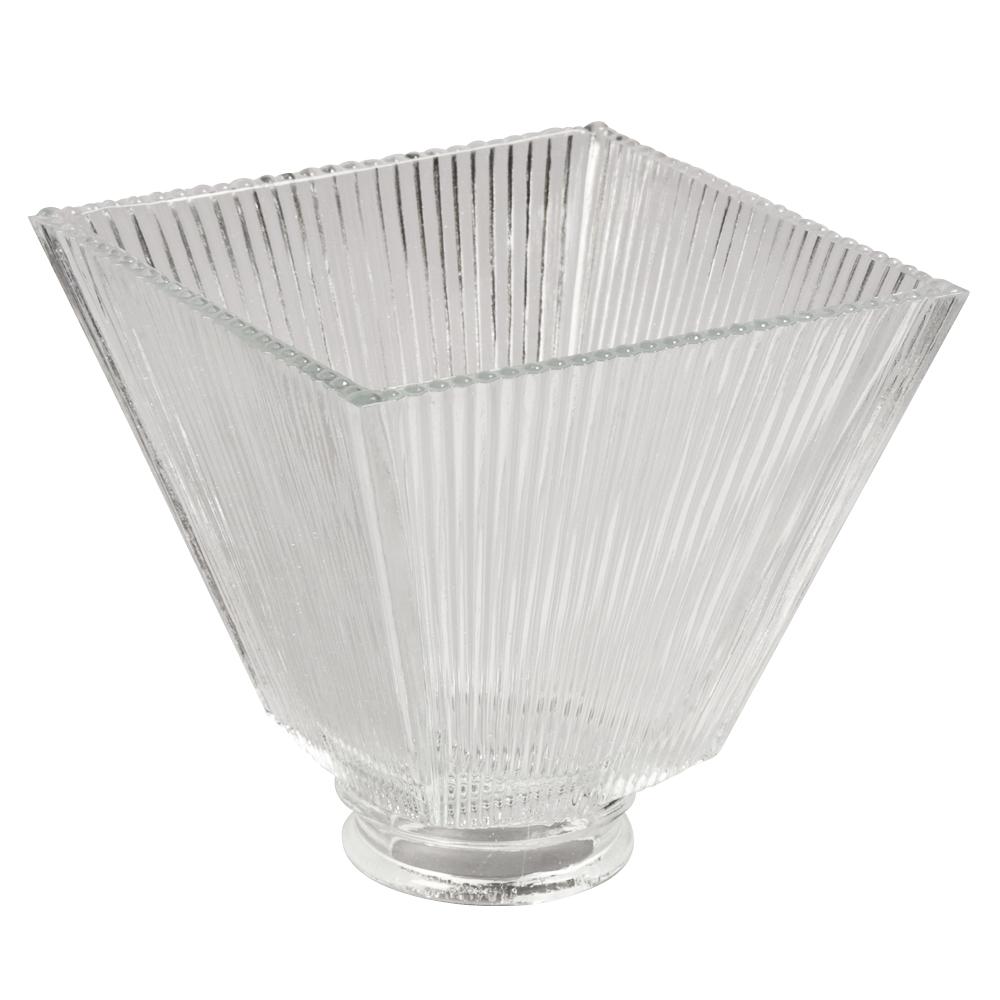 Clear Square Ribbed Glass for 2-1/4&#34; Holder