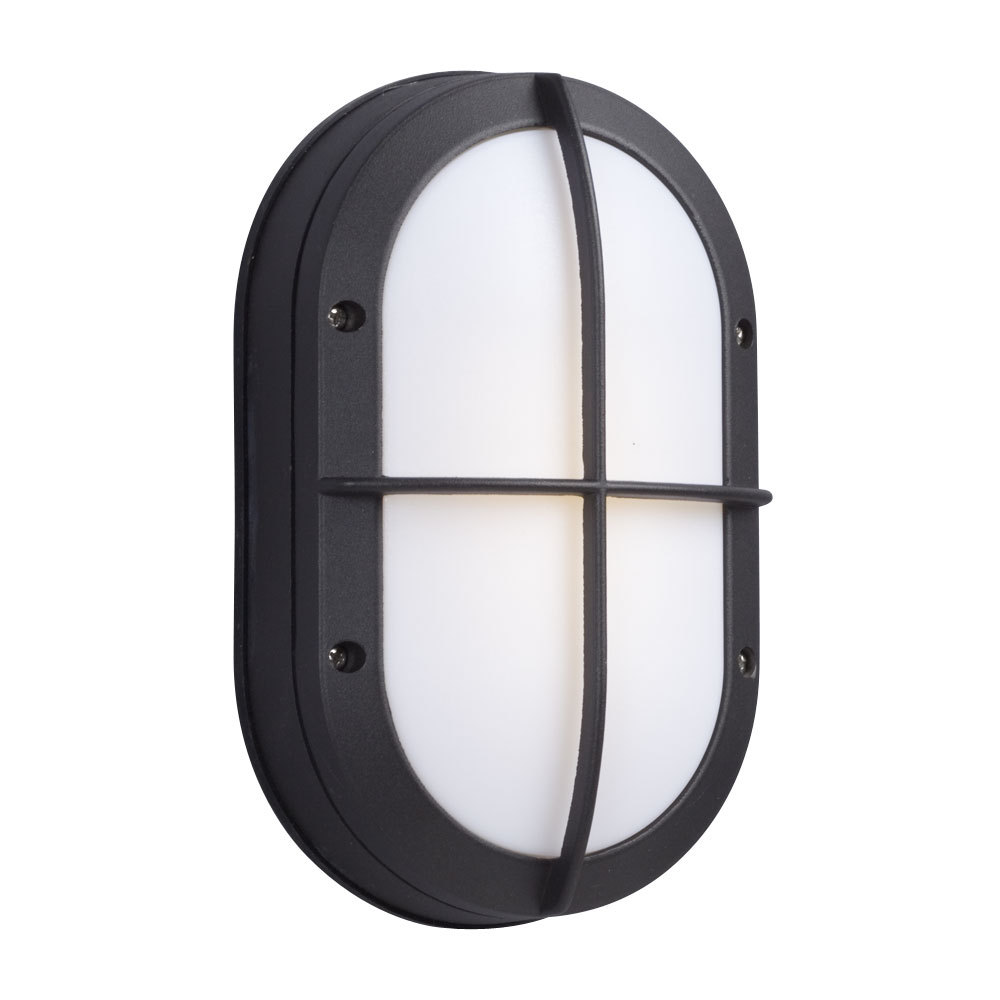 8-5/8&#34; OVAL OUTDOOR BK  AC LED Dimmable