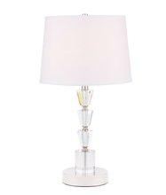 Elegant TL3028PN - Jean 1 light polished Nickel Table Lamp