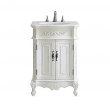  VF-1006 - 24 In. Single Bathroom Vanity Set in Antique White