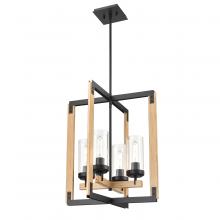 DVI DVP38648EB+NW-CL - OKANAGAN 4 LIGHT PENDANT