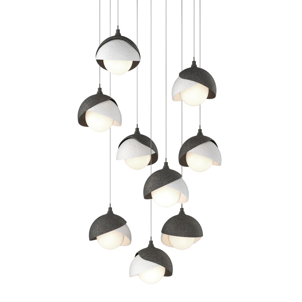 Brooklyn 9-Light Double Shade Pendant