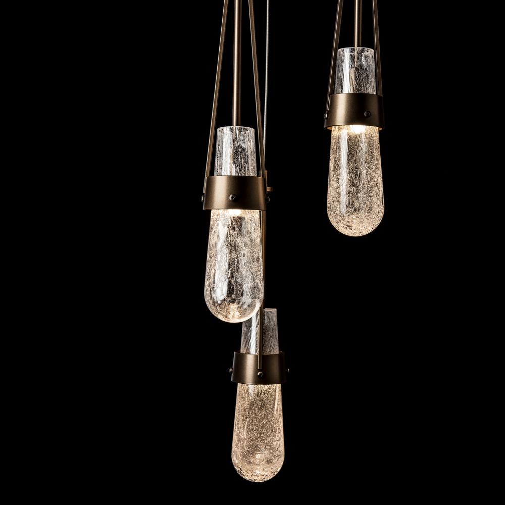 Link 5-Light Blown Glass Pendant