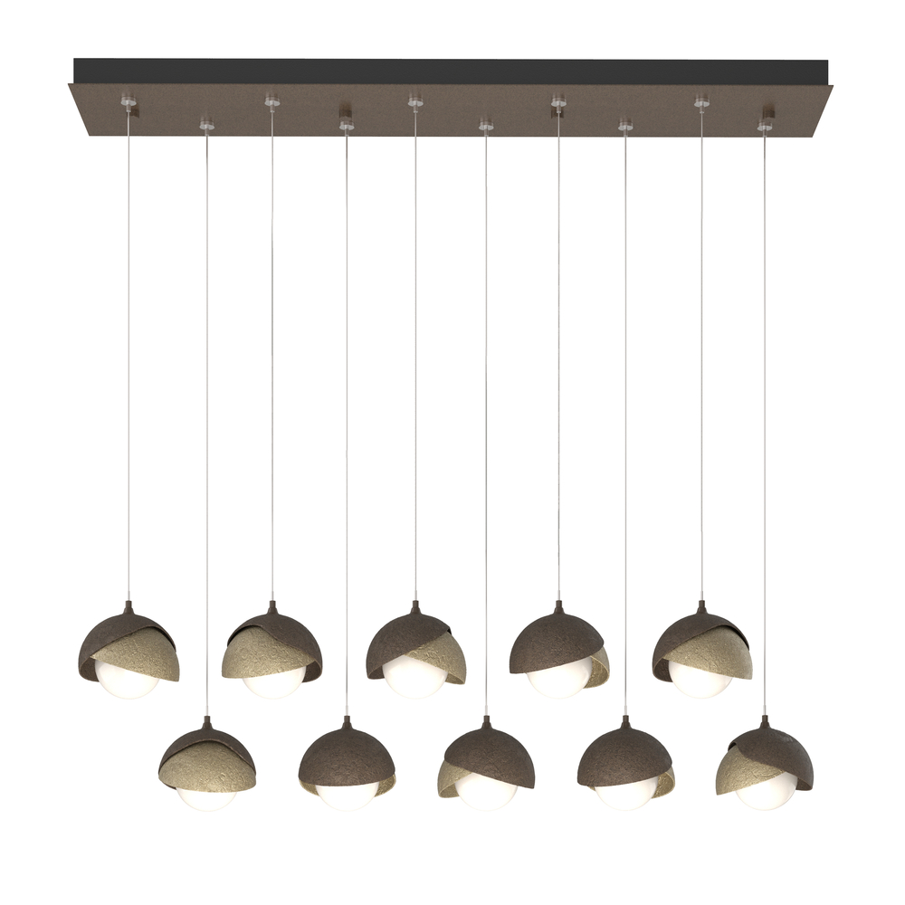 Brooklyn 10-Light Double Shade Pendant