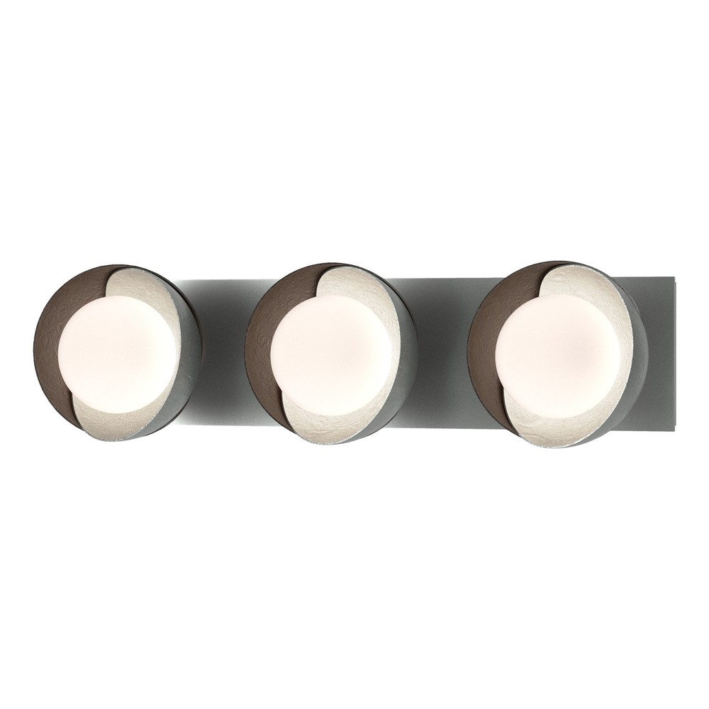 Brooklyn 3-Light Straight Double Shade Bath Sconce