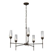 Hubbardton Forge - Canada 105060-SKT-05-CR - Luma 5 Arm Chandelier