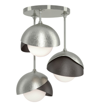 Hubbardton Forge - Canada 121374-SKT-85-14-GG0711 - Brooklyn 3-Light Double Shade Semi-Flush