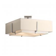 Hubbardton Forge - Canada 126513-SKT-82-SF2012-SA2401 - Exos Square Large Double Shade Semi-Flush