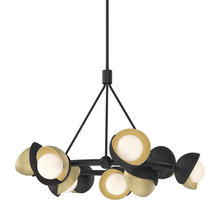 Hubbardton Forge - Canada 131068-SKT-MULT-10-86-GG0711 - Brooklyn 9-Light Double Shade Ring Pendant