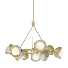 Hubbardton Forge - Canada 131068-SKT-MULT-86-85-GG0711 - Brooklyn 9-Light Double Shade Ring Pendant