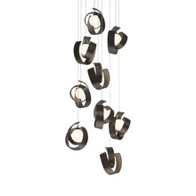 Hubbardton Forge - Canada 131099-SKT-LONG-05-GG0711 - Riza 9-Light Pendant