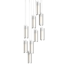 Hubbardton Forge - Canada 131104-SKT-LONG-07-GG0065 - Exos Glass 9-Light Pendant