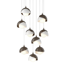 Hubbardton Forge - Canada 131105-SKT-LONG-05-02-GG0711 - Brooklyn 9-Light Double Shade Pendant