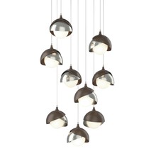 Hubbardton Forge - Canada 131105-SKT-LONG-05-85-GG0711 - Brooklyn 9-Light Double Shade Pendant