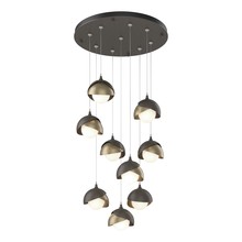 Hubbardton Forge - Canada 131105-SKT-STND-07-84-GG0711 - Brooklyn 9-Light Double Shade Pendant