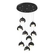 Hubbardton Forge - Canada 131105-SKT-STND-10-20-GG0711 - Brooklyn 9-Light Double Shade Pendant