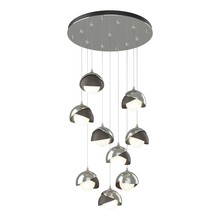 Hubbardton Forge - Canada 131105-SKT-STND-85-07-GG0711 - Brooklyn 9-Light Double Shade Pendant