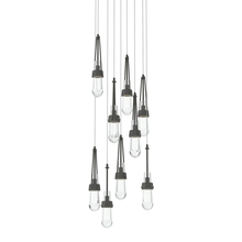 Hubbardton Forge - Canada 131108-SKT-LONG-20-ZM0434 - Link 9-Light Clear Glass Pendant