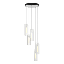 Hubbardton Forge - Canada 131124-SKT-STND-02-ZM0065 - Exos Glass 5-Light Pendant