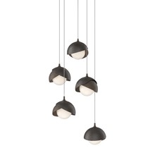 Hubbardton Forge - Canada 131125-SKT-LONG-05-14-GG0711 - Brooklyn 5-Light Double Shade Pendant