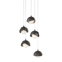 Hubbardton Forge - Canada 131125-SKT-LONG-89-14-GG0711 - Brooklyn 5-Light Double Shade Pendant