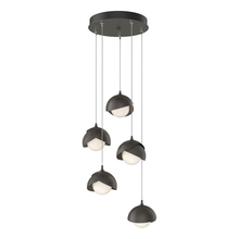 Hubbardton Forge - Canada 131125-SKT-STND-07-14-GG0711 - Brooklyn 5-Light Double Shade Pendant