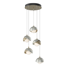 Hubbardton Forge - Canada 131125-SKT-STND-84-85-GG0711 - Brooklyn 5-Light Double Shade Pendant