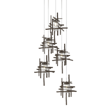 Hubbardton Forge - Canada 131126-SKT-LONG-05-II0728 - Tura 5-Light Seeded Glass Pendant