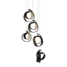 Hubbardton Forge - Canada 131129-SKT-LONG-10-GG0711 - Riza 5-Light Pendant