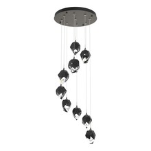 Hubbardton Forge - Canada 131140-SKT-LONG-20-BP0754 - Chrysalis 9-Light Small Crystal Pendant