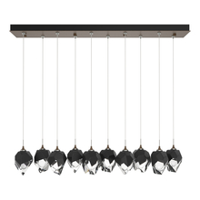 Hubbardton Forge - Canada 131143-SKT-STND-05-BP0754 - Chrysalis 10-Light Small Crystal Pendant