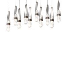 Hubbardton Forge - Canada 131200-SKT-LONG-14-YJ0434 - Link 10-Light Blown Glass Pendant